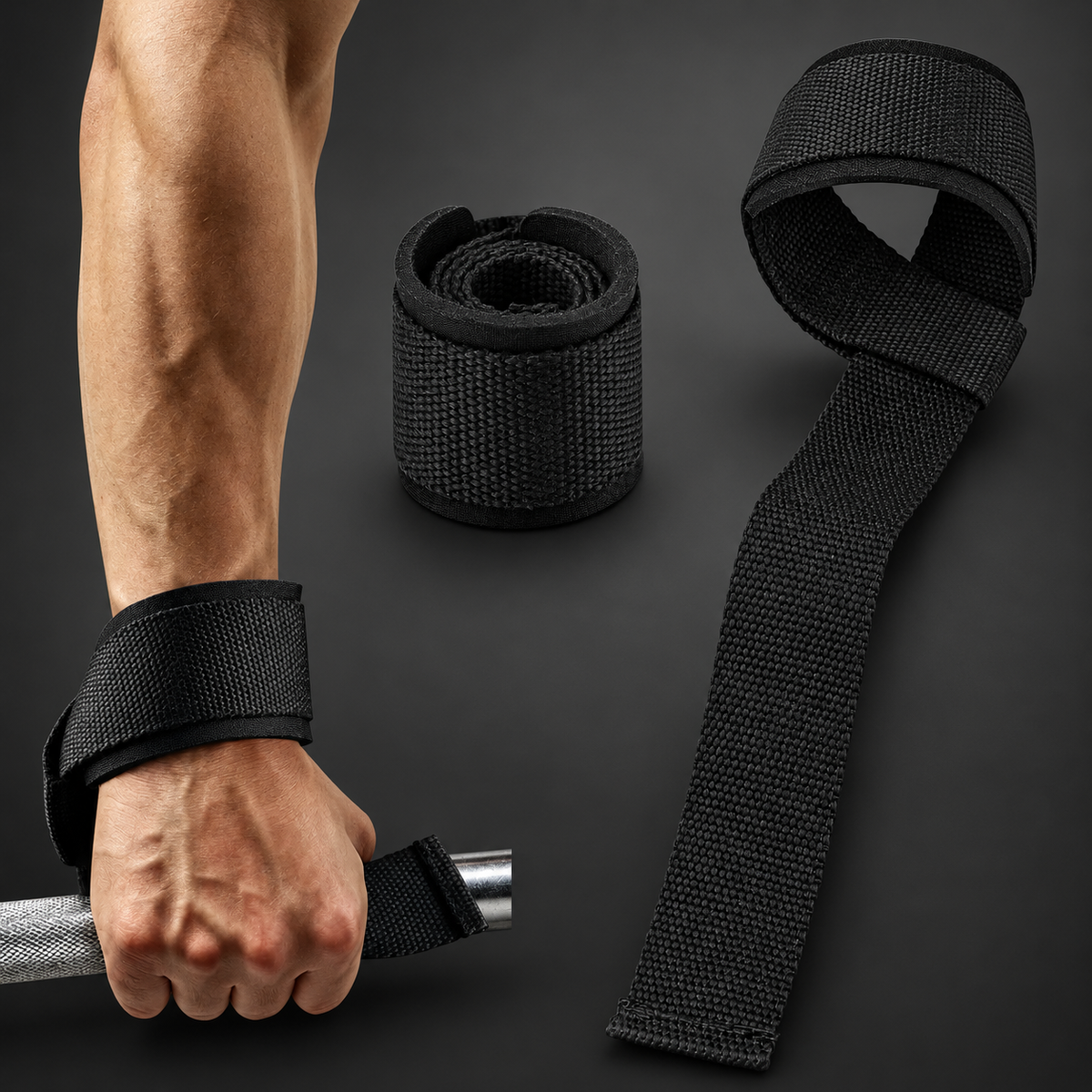 Gripez PowerStrap™ – Taśmy Treningowe Wspierające Chwyt
